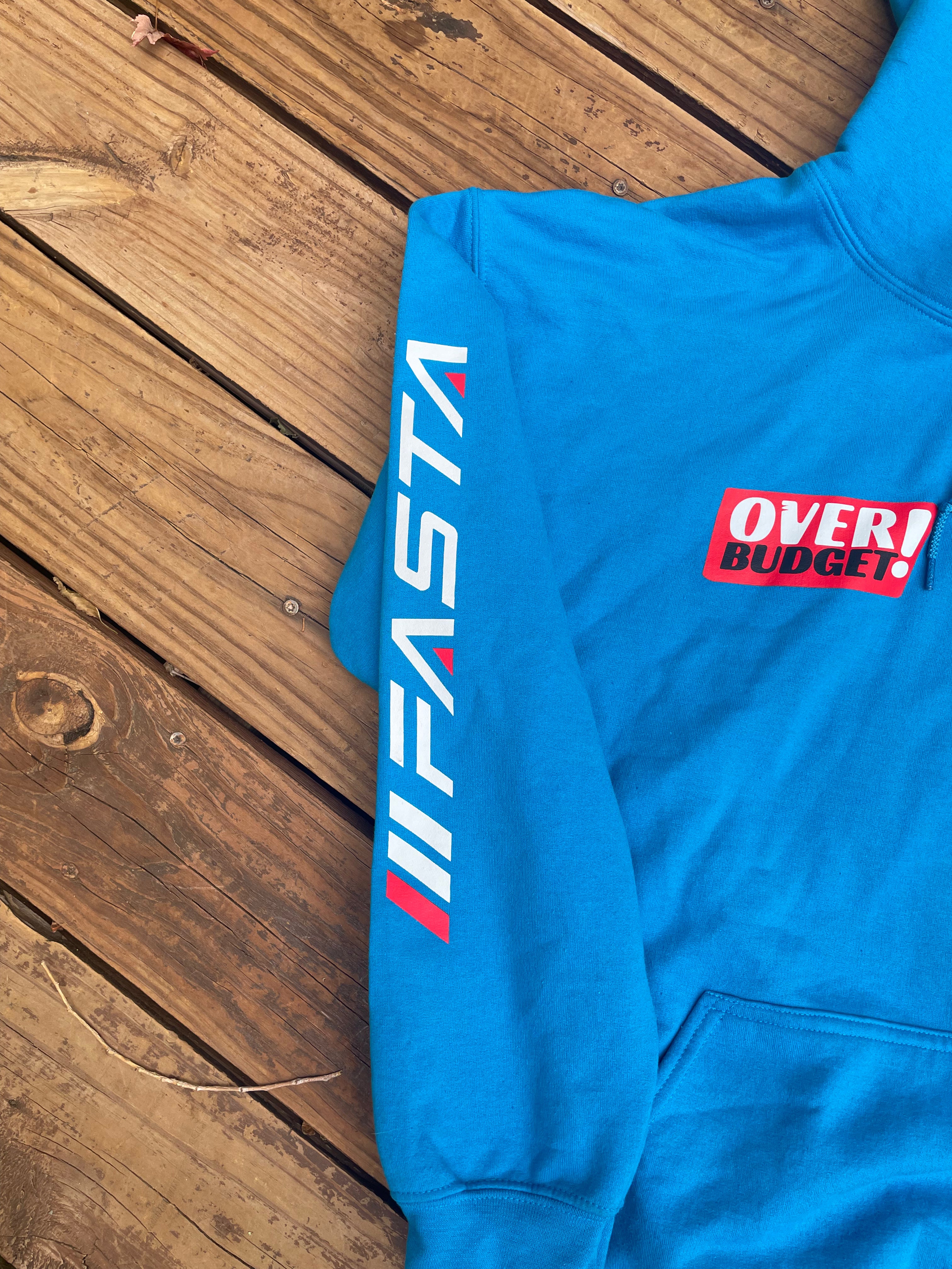 OVERBUDGET FASTA TURQUOISE 01 HOODIE