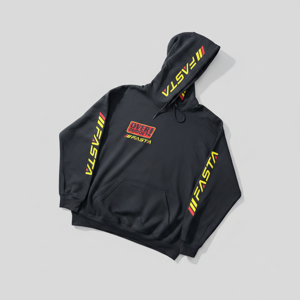 FASTA Yellow Red Hoodie Enhanced